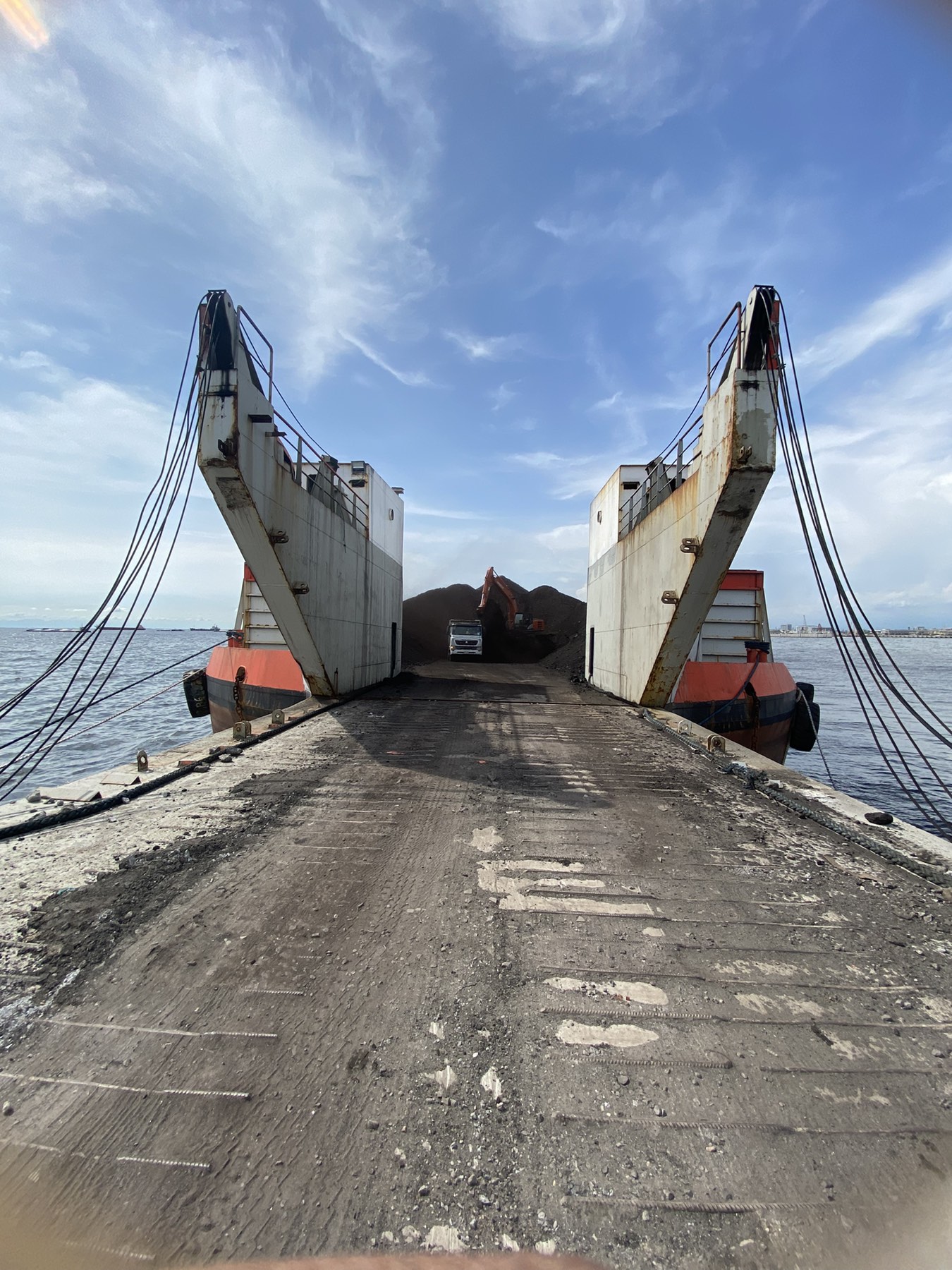Coal unloading operations